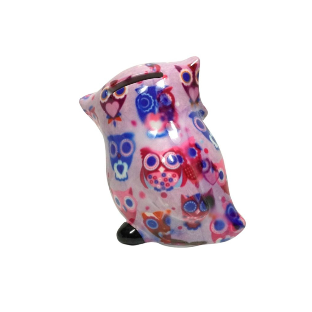 Tirelire "Chouette Otti Rose"