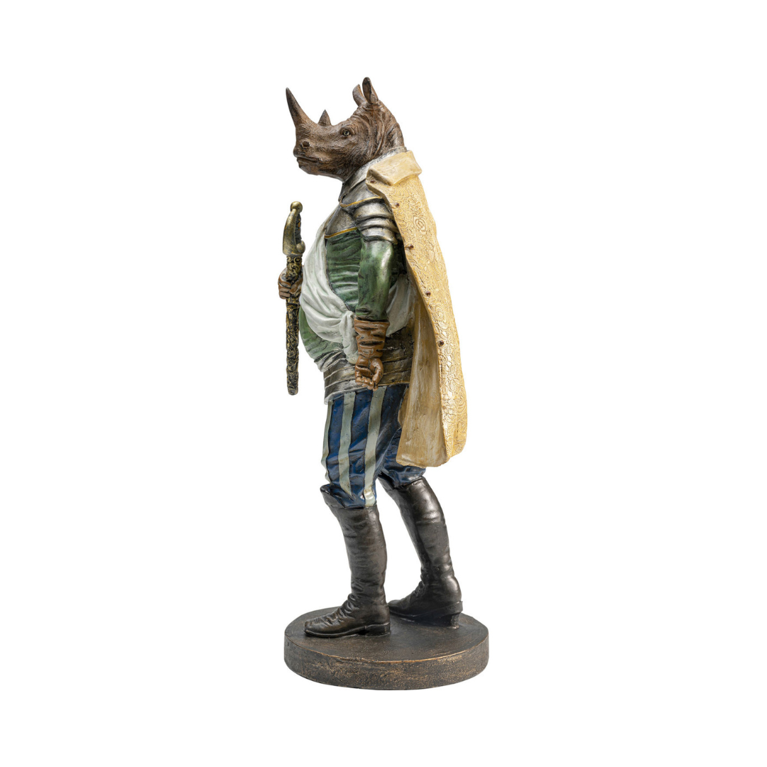 Sculpture "Sir Rhino Standing"