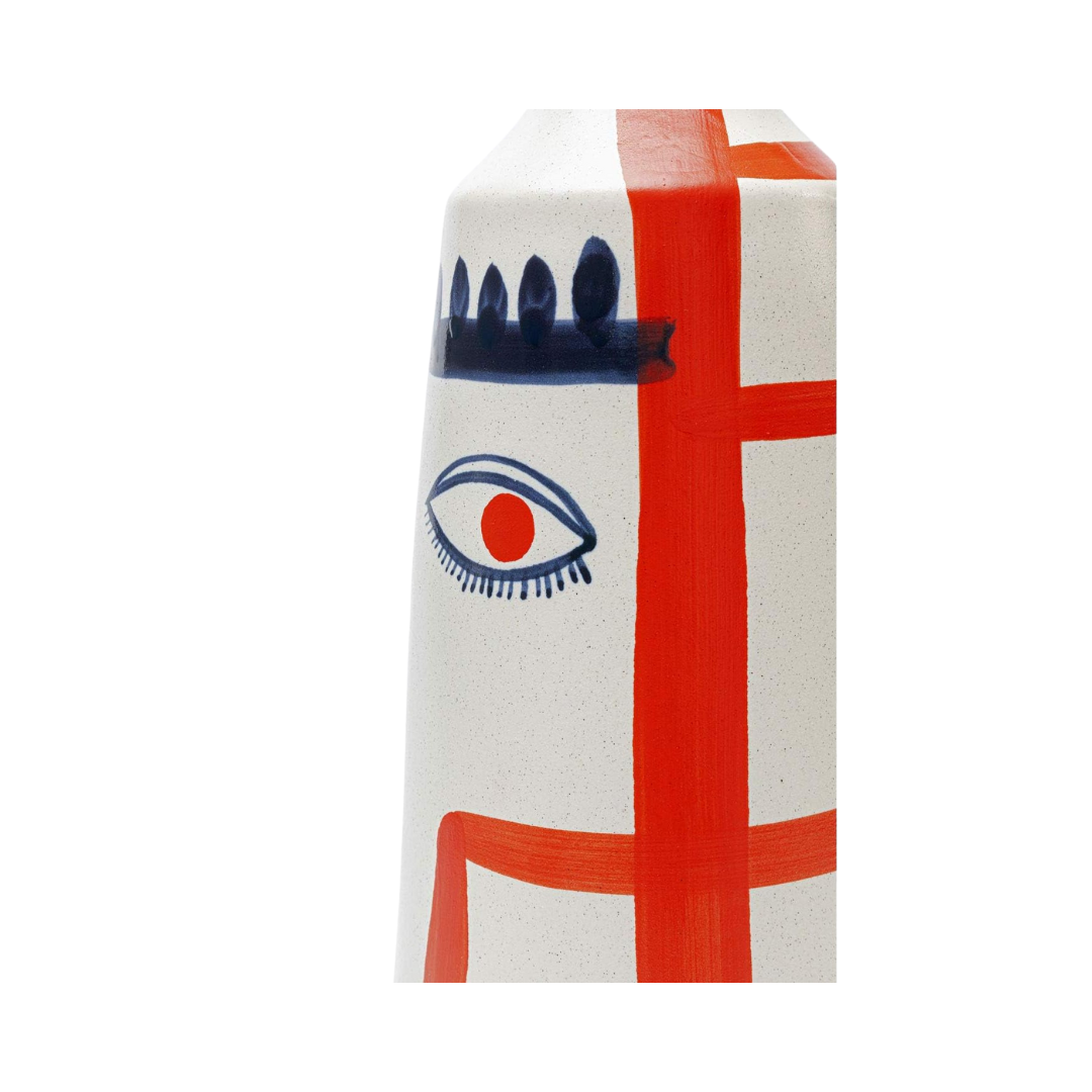 Vase "Art Face Coloré"