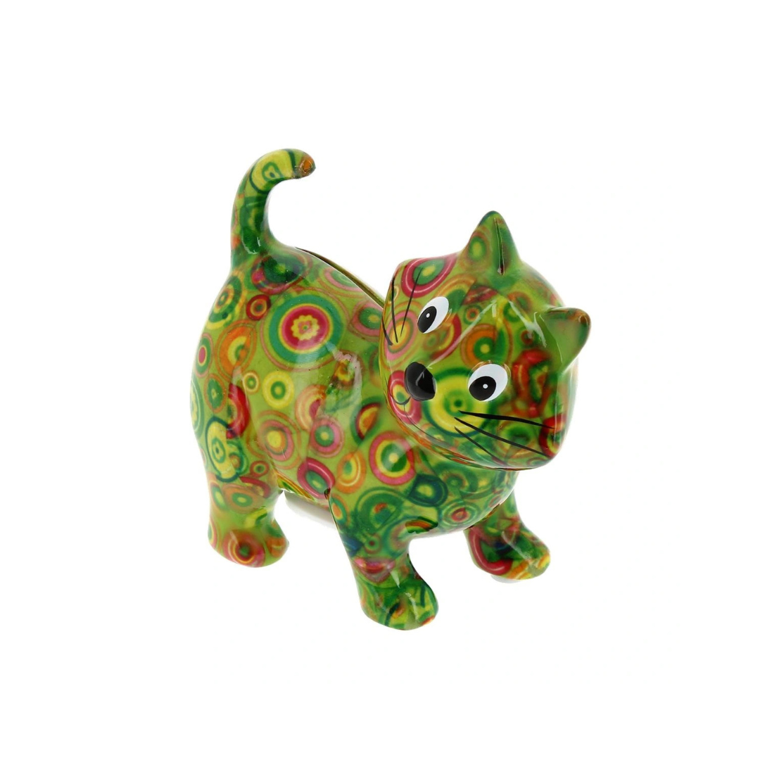 Tirelire "Chat Kiki Flower Power"