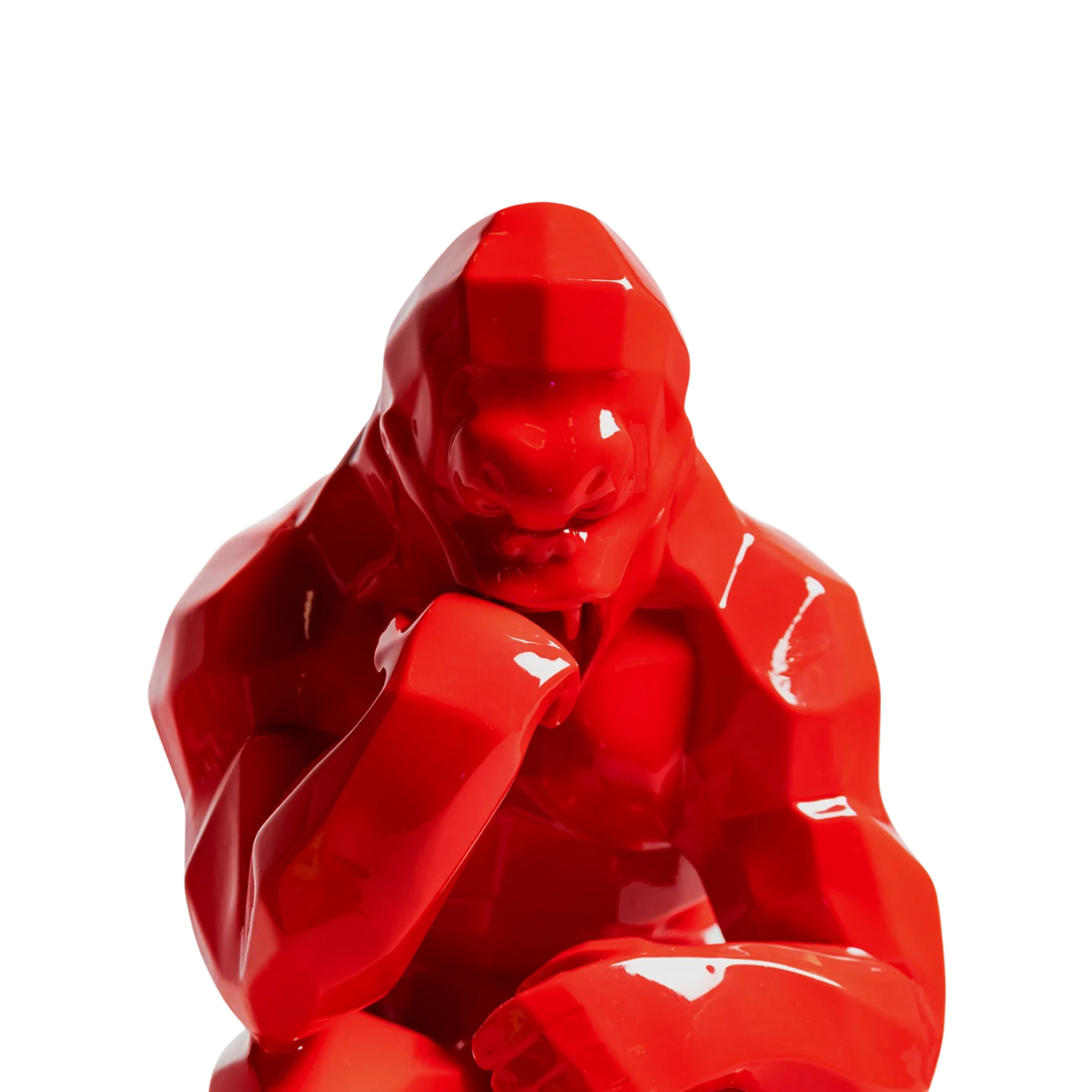 Sculpture “Kong Penseur Rouge”
