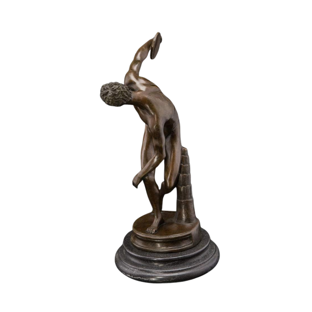 Sculpture “Homme au Disque”