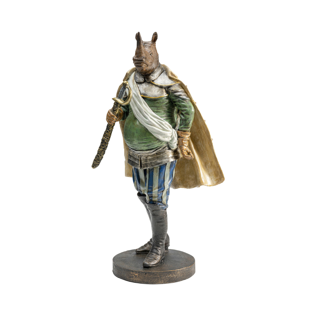 Sculpture "Sir Rhino Standing"