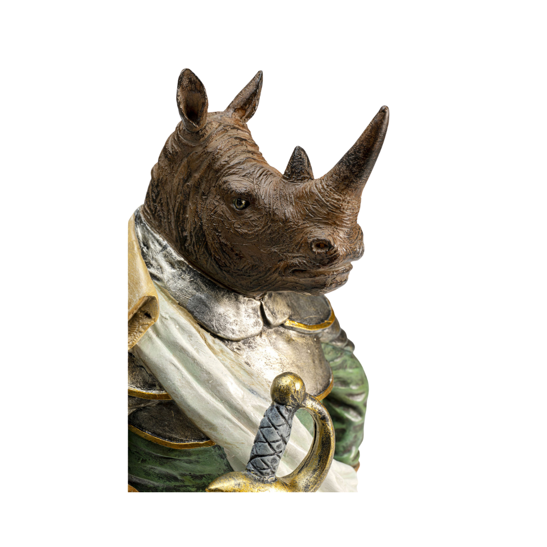 Sculpture "Sir Rhino Standing"
