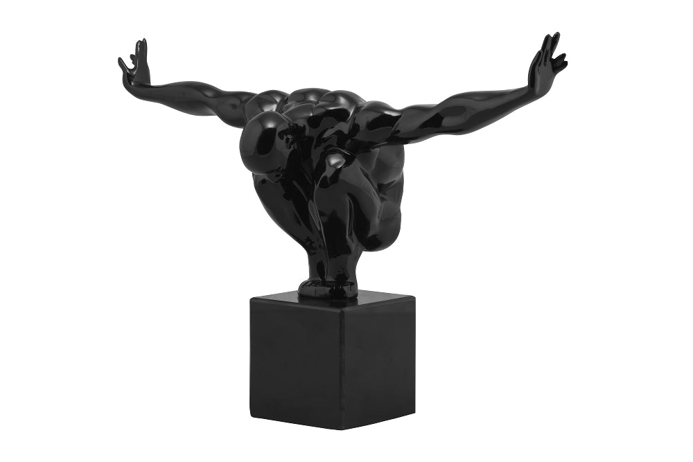 Déco Plongeur des falaises noir