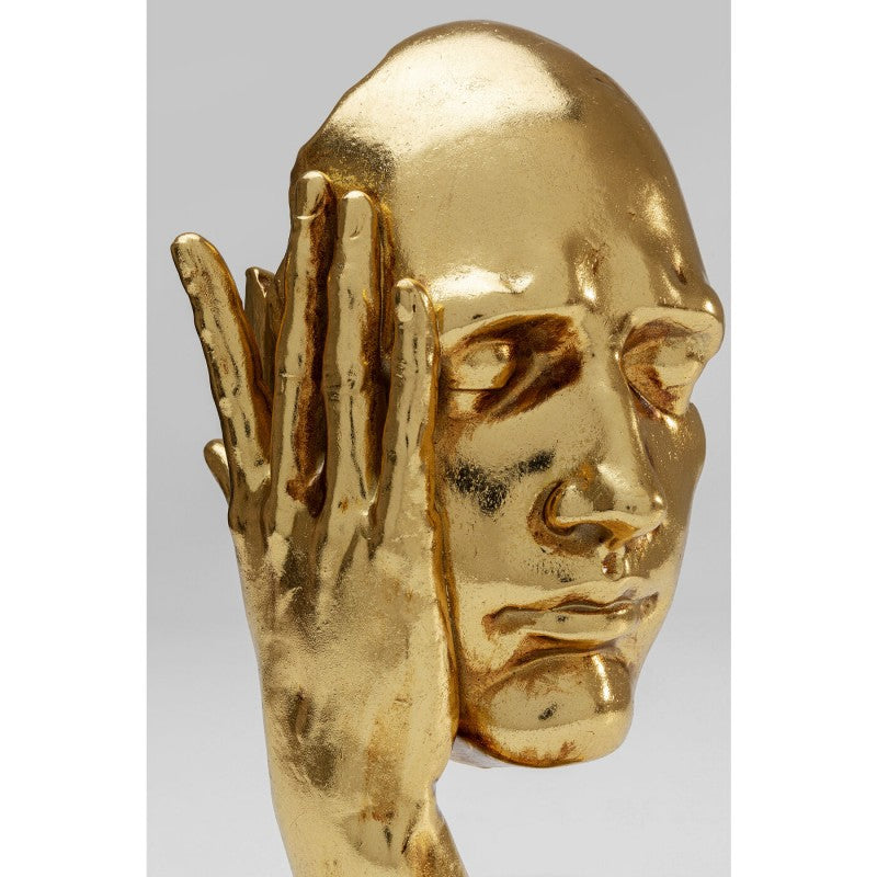 Déco Visage Main Dorée