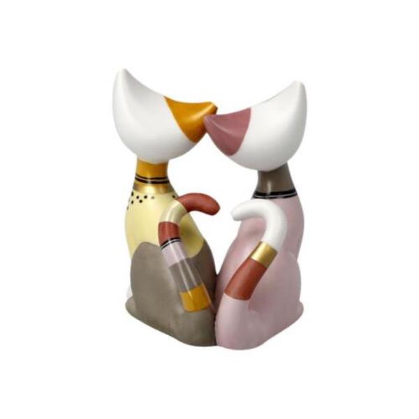 Figurine Porcelaine Arianna e Lio Chats Rosina Wachtmeister Goebel