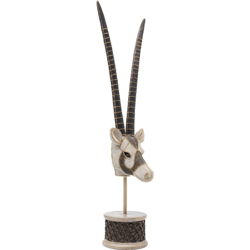 Tête d’antilope Perles