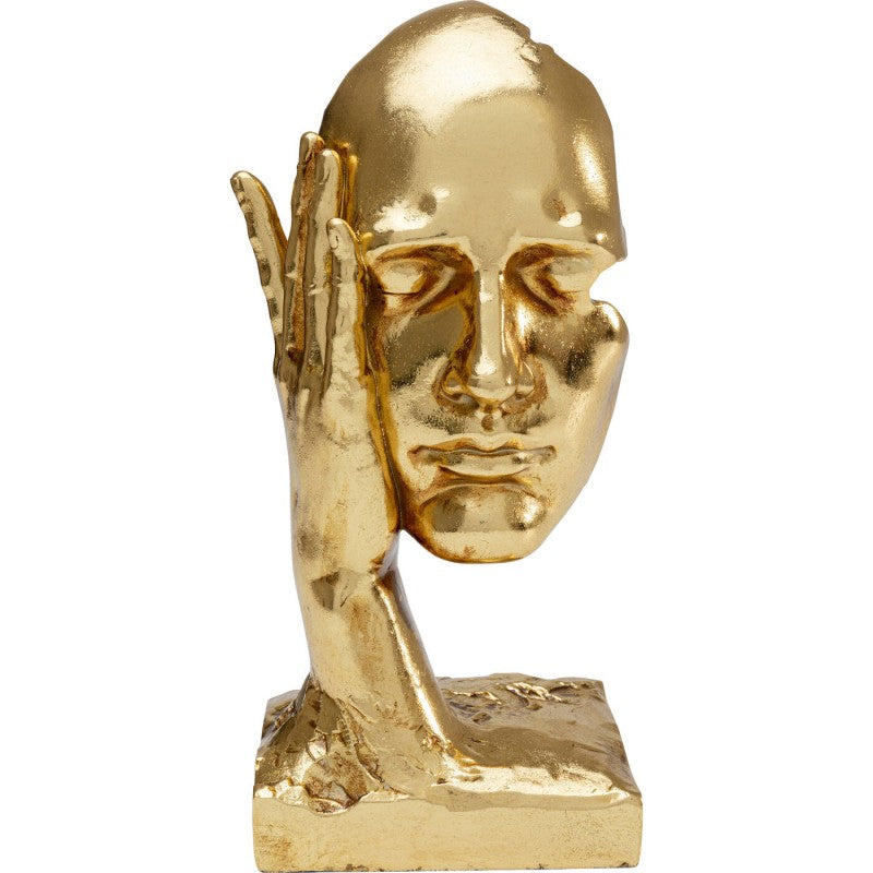Déco Visage Main Dorée